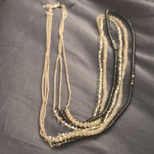 Loft multi strand ling necklace
